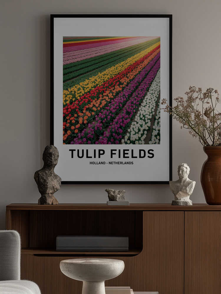 Tulip Fields Poster