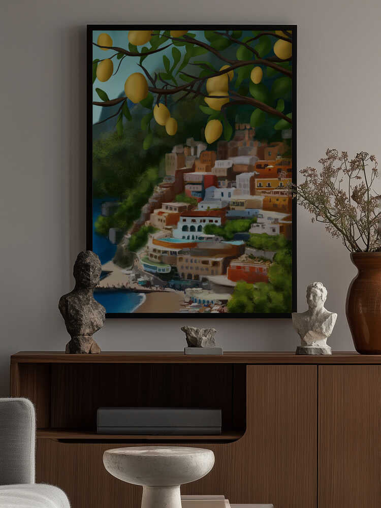 Lemon Coast Vistas Poster