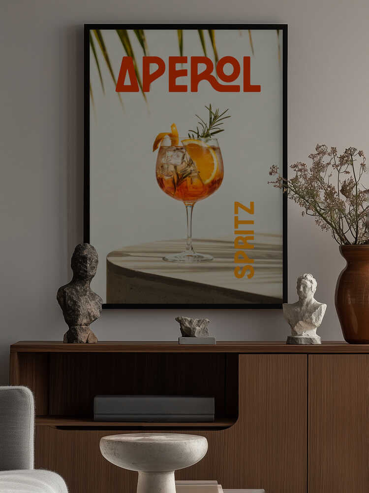 Aperol Spritz Tropic Poster