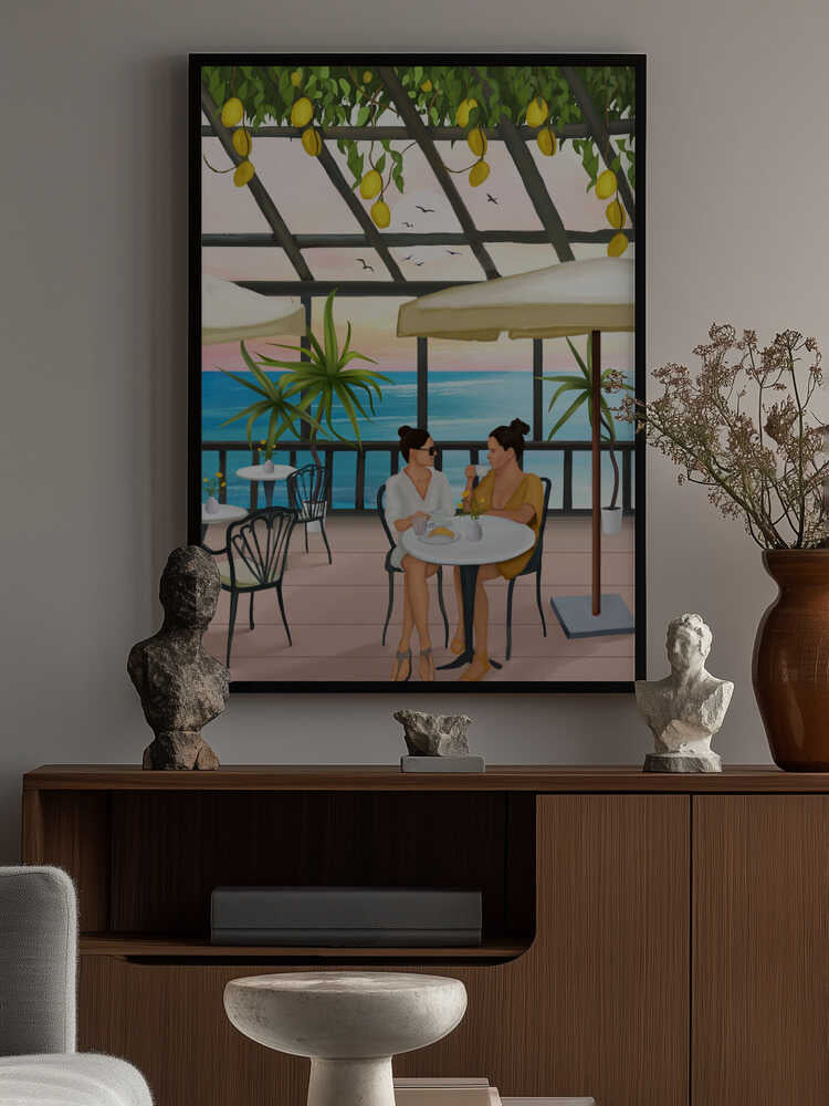 Beneath the Lemon Canopy Poster