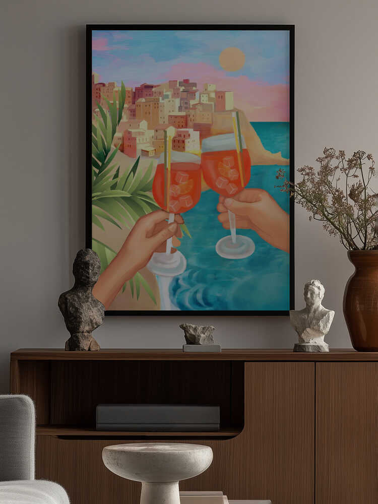 Aperol Sunset Poster