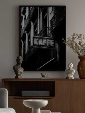 Kaffe Skylt Poster