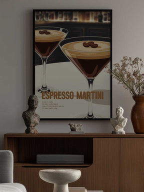 Espresso Martini Recipe Poster