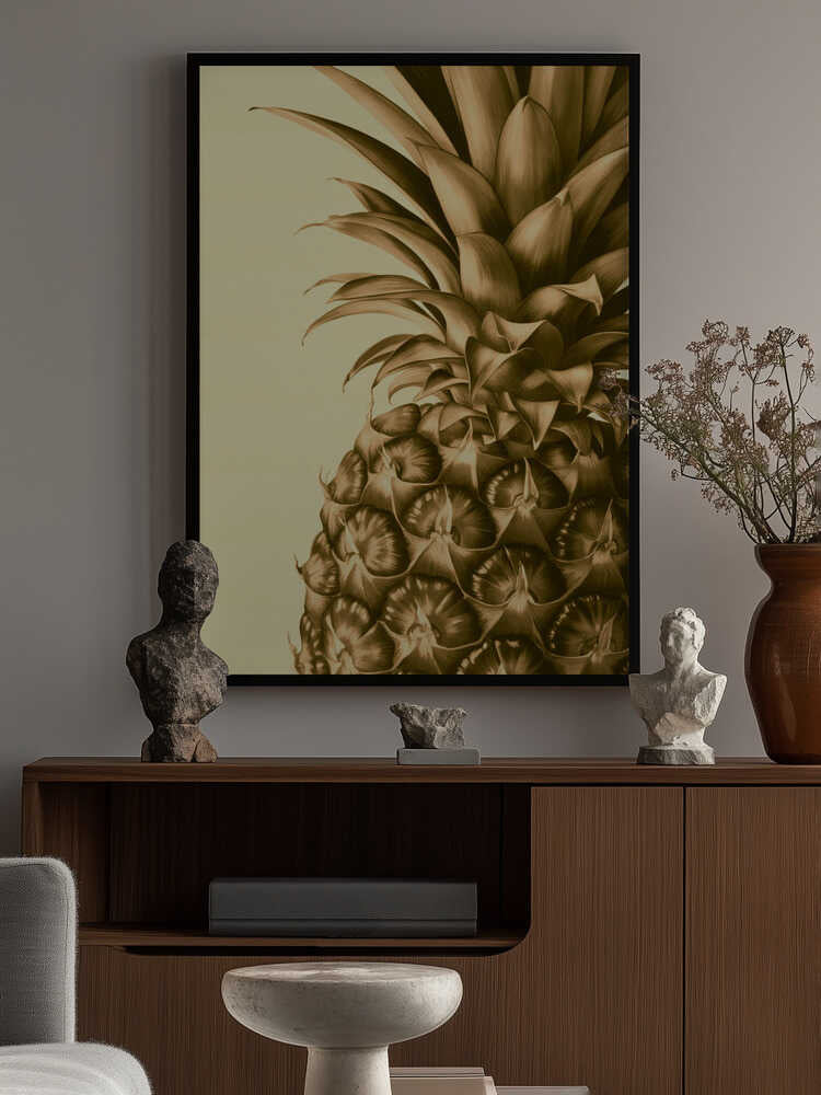 Pineapple Close Up Poster