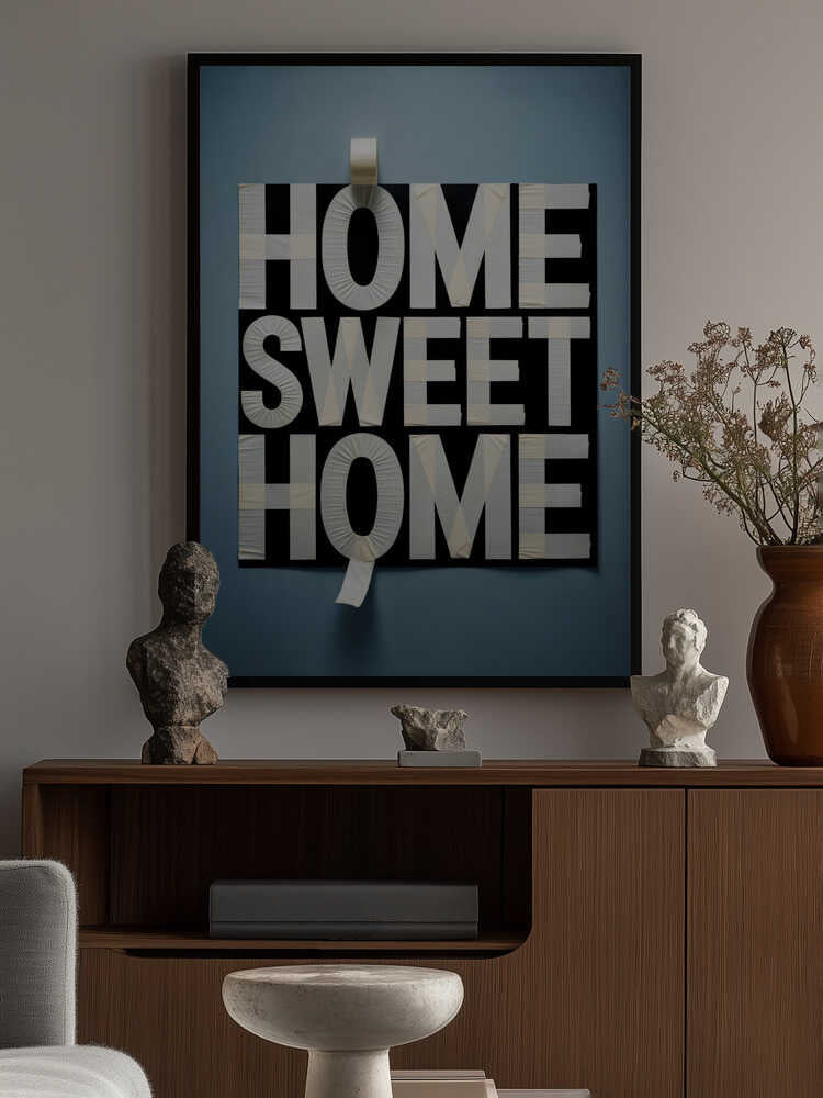 Home Sweet Home Taped Poster