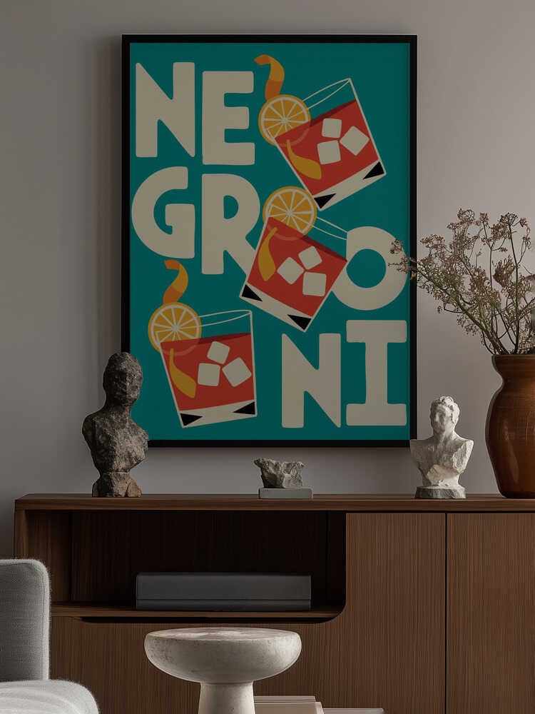 Negroni Times Three Poster