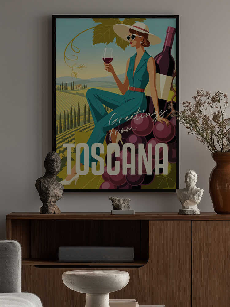 Greetings From Toscana Poster