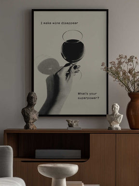 I Make Wine Disappear Poster