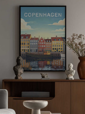 Copenhagen Travel Poster Poster