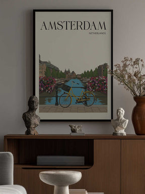 Amsterdam Travel Poster Poster