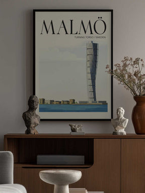 Malmö Travel Poster Poster