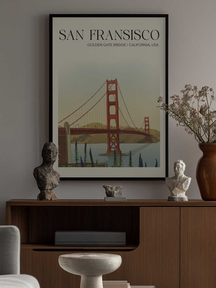 San Fransisco Travel Poster Poster