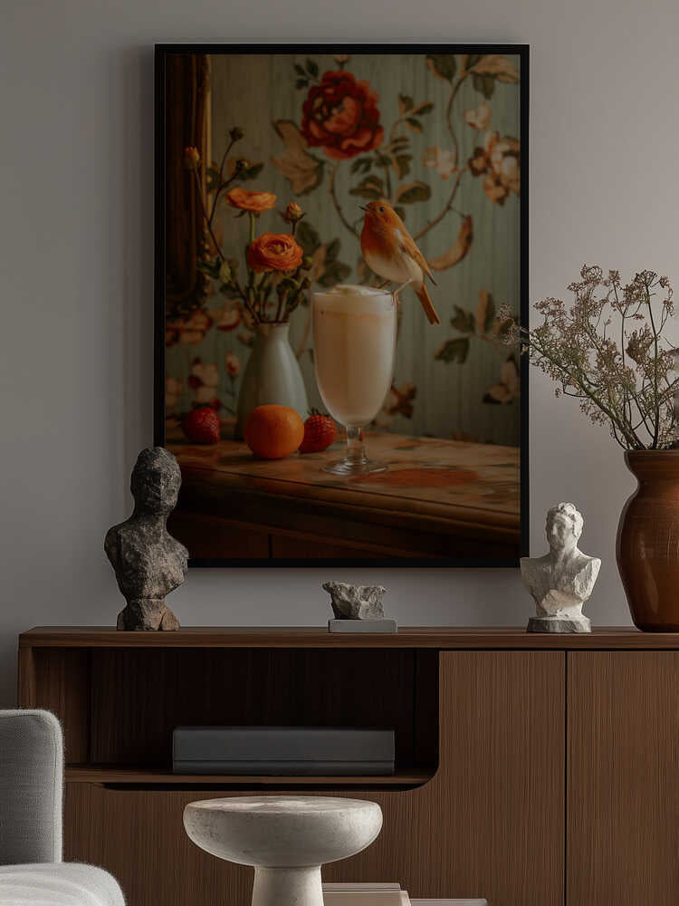 Strawberry Smoothie Serenade Poster