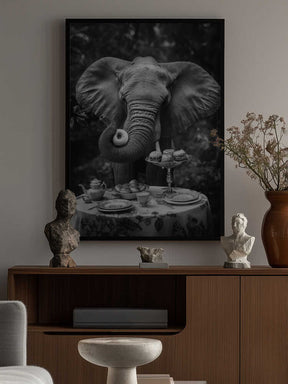 Elephant’s Doughnut Delight Poster