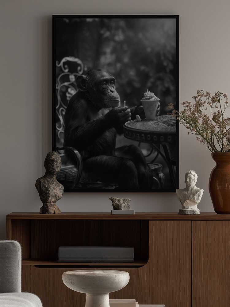 Chimp’s Ice Cream Break Poster