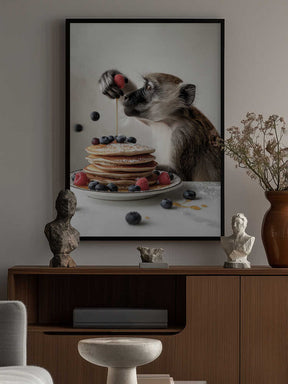 Monkey Brunch Delight Poster