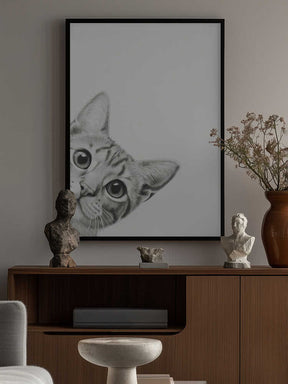 Curious Cat Poster