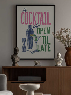 The Cocktail Club Poster