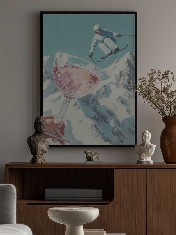 Sip and Ski Poster