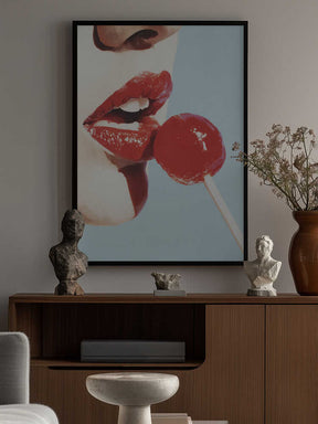 Red Lollipop Poster