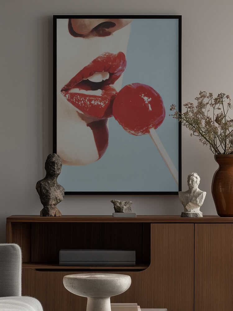 Red Lollipop Poster