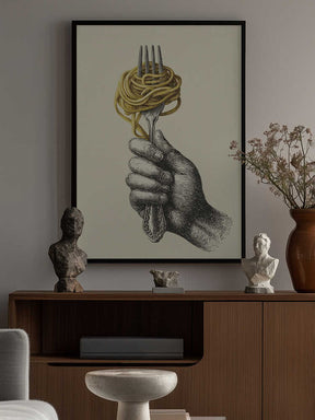 Spaghetti On a Fork Poster