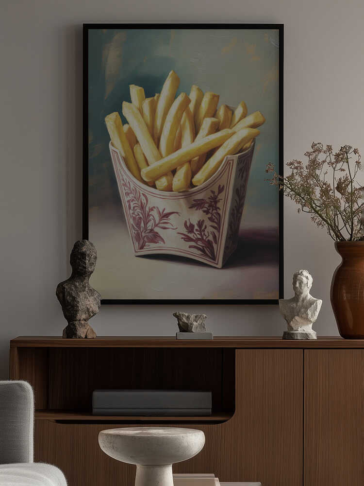 Retro Fries Poster