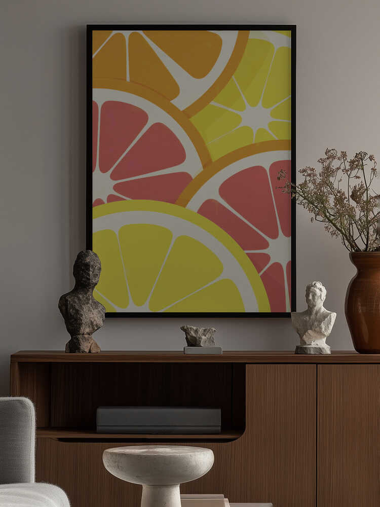 Citrus Slices Poster