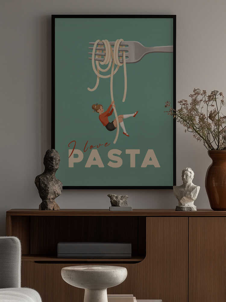 I Love Pasta Poster