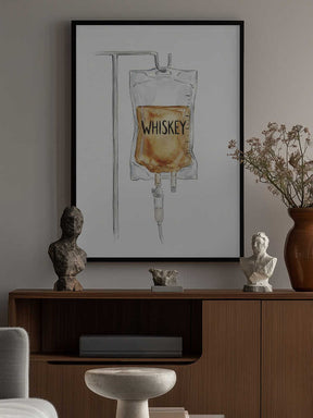 IV Whiskey Bag Poster