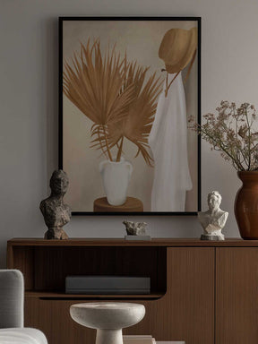 Palm Leaf Decoration Poster