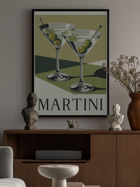 Martini Times Two Poster