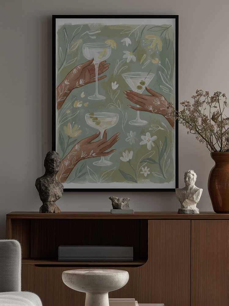 Time for Cocktails Poster
