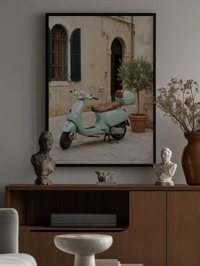 Vespa In Italy Poster