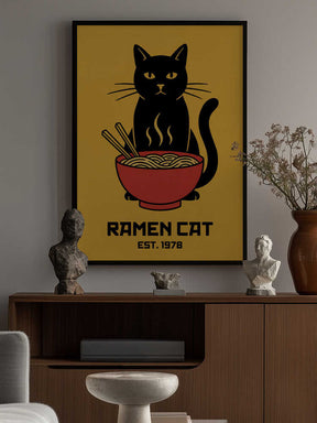 Ramen Cat No 5 Poster