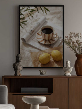 Coffee and Lemons Poster