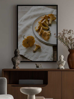 Chanterelle Mushrooms Poster