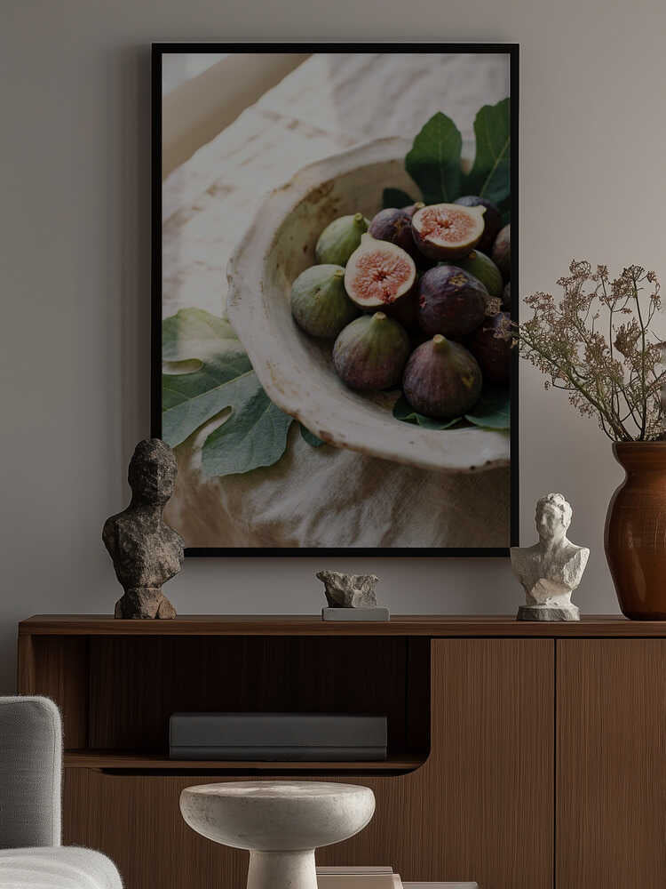 Figs In a Bowl Poster