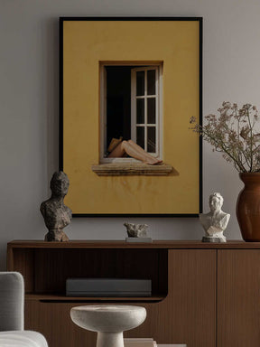 Reading By the Window Poster