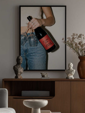 Love and a Bottle of Wine Poster