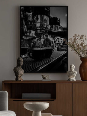 Double Espresso Cups Poster