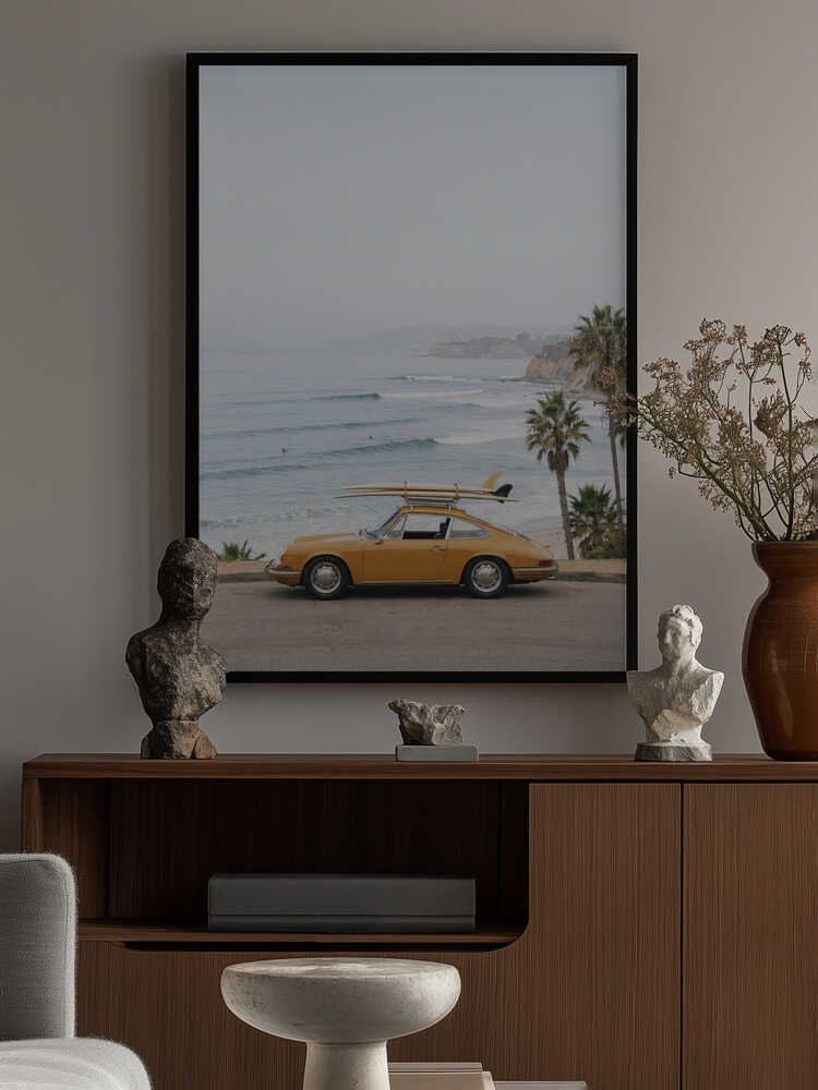Porsche Coast Poster