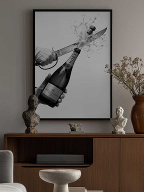 Sabering Champagne Poster