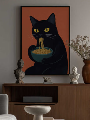 Noodle Cat No 1 Poster