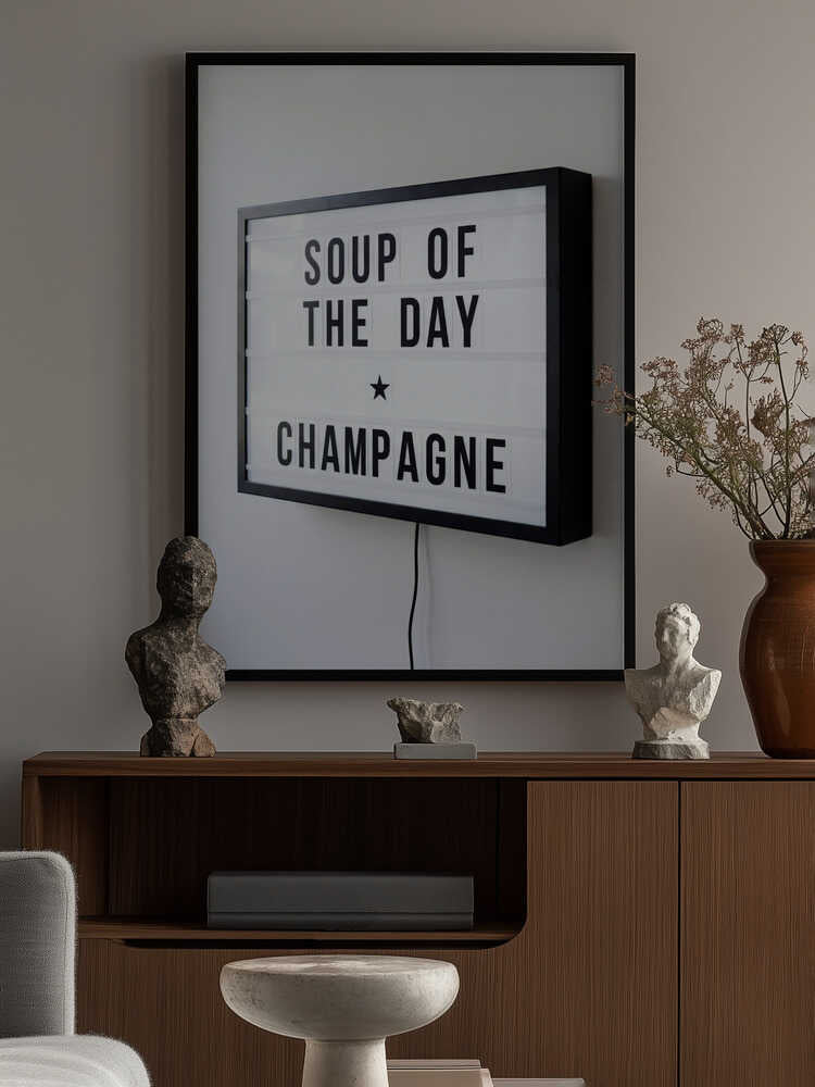 Soup of the Day Sign Poster