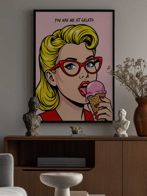 You Had Me At Gelato Poster