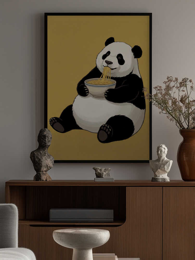 Noodle Panda Poster
