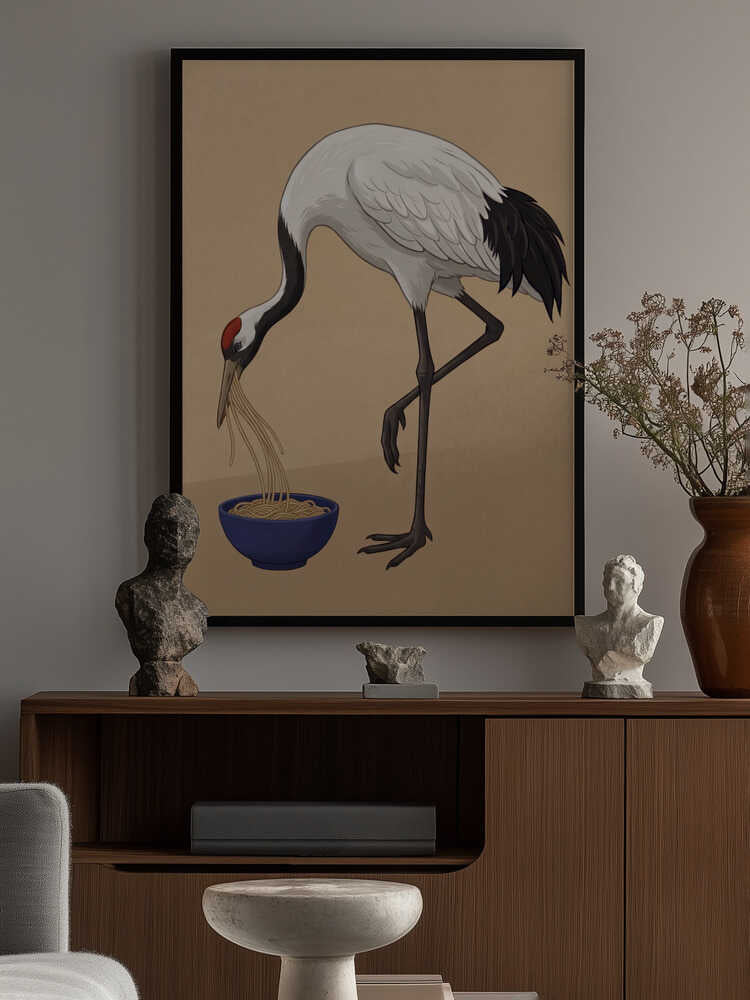 Noodle Crane Poster