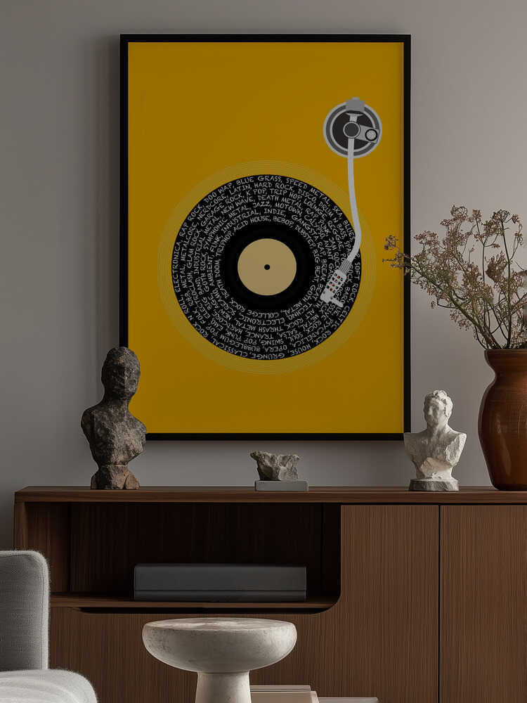 Spinning Vinyl Orange.png Poster