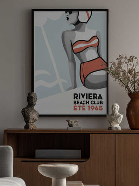 Riviera Beach Club Summer Poster